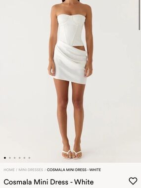 Peppermayo Cosmada Mini Dress - White